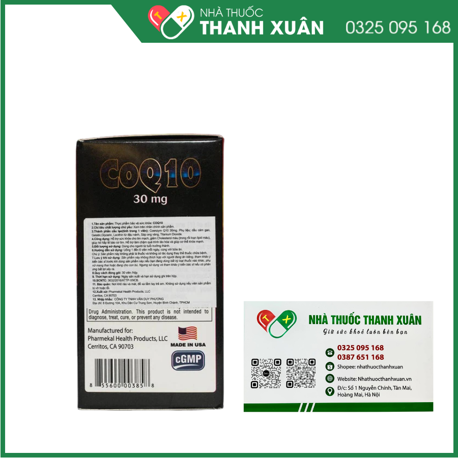 CoQ10 30mg - Giảm oxy hóa, hỗ trợ sức khỏe cho tim